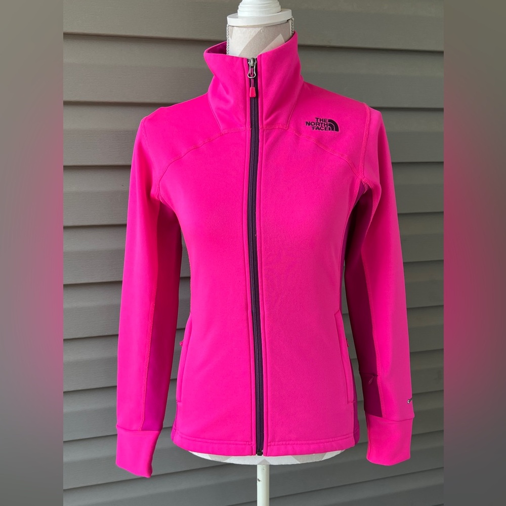 The North Face Women's Momentum Pink Flash Dry Jacket Sz XS